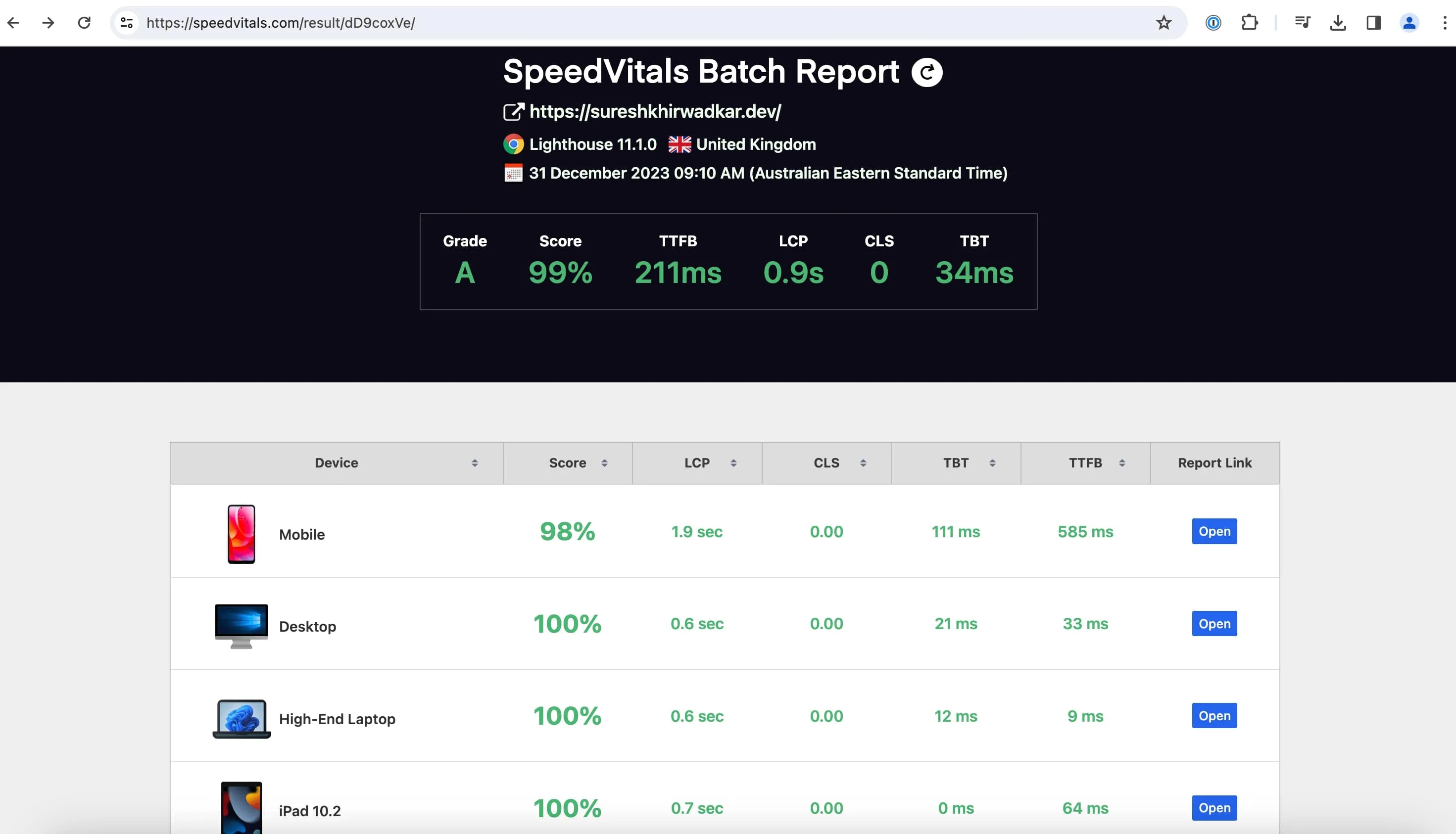 speed with webp